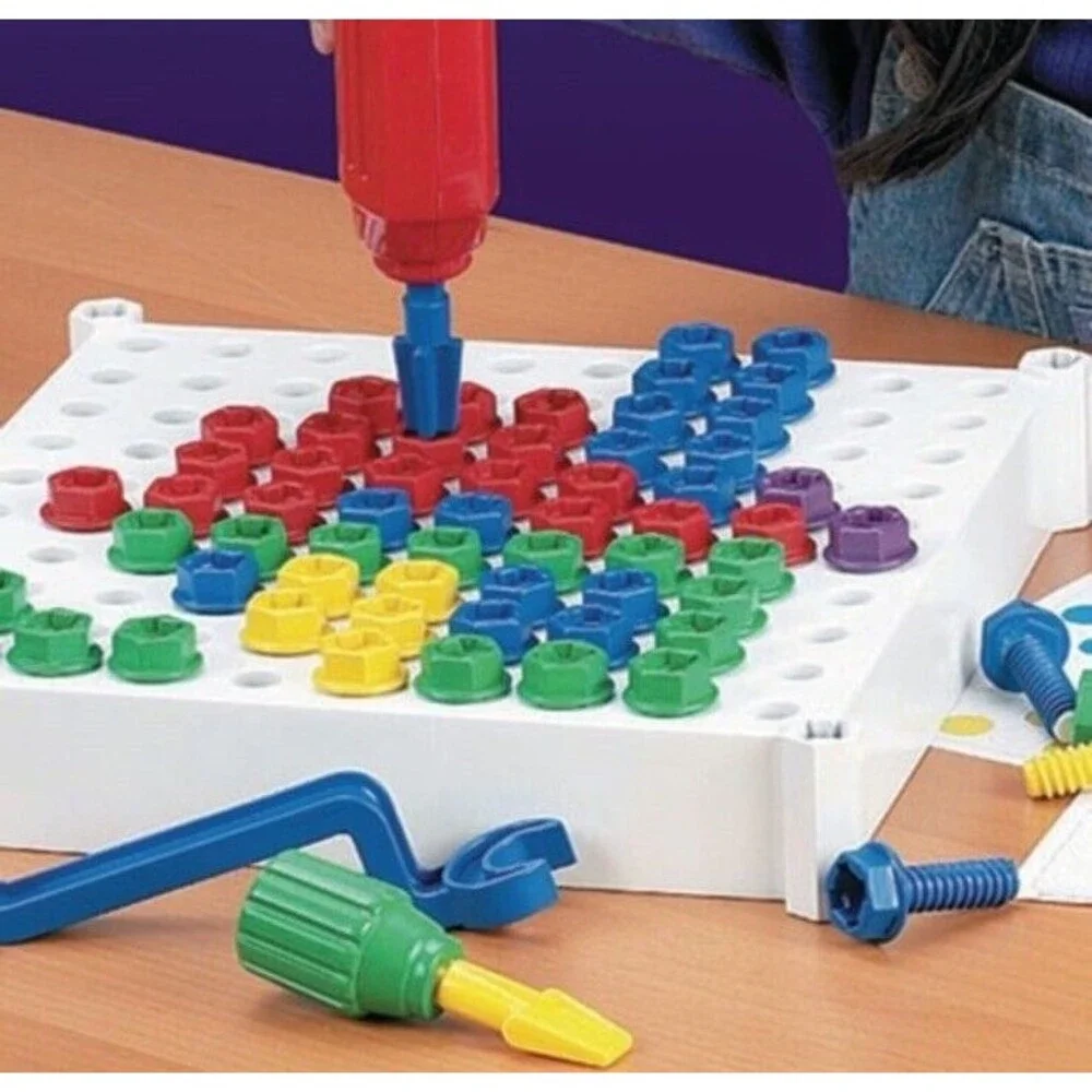 Educational Insights Design & Drill Activity Center Montessori Learning STEM Toy